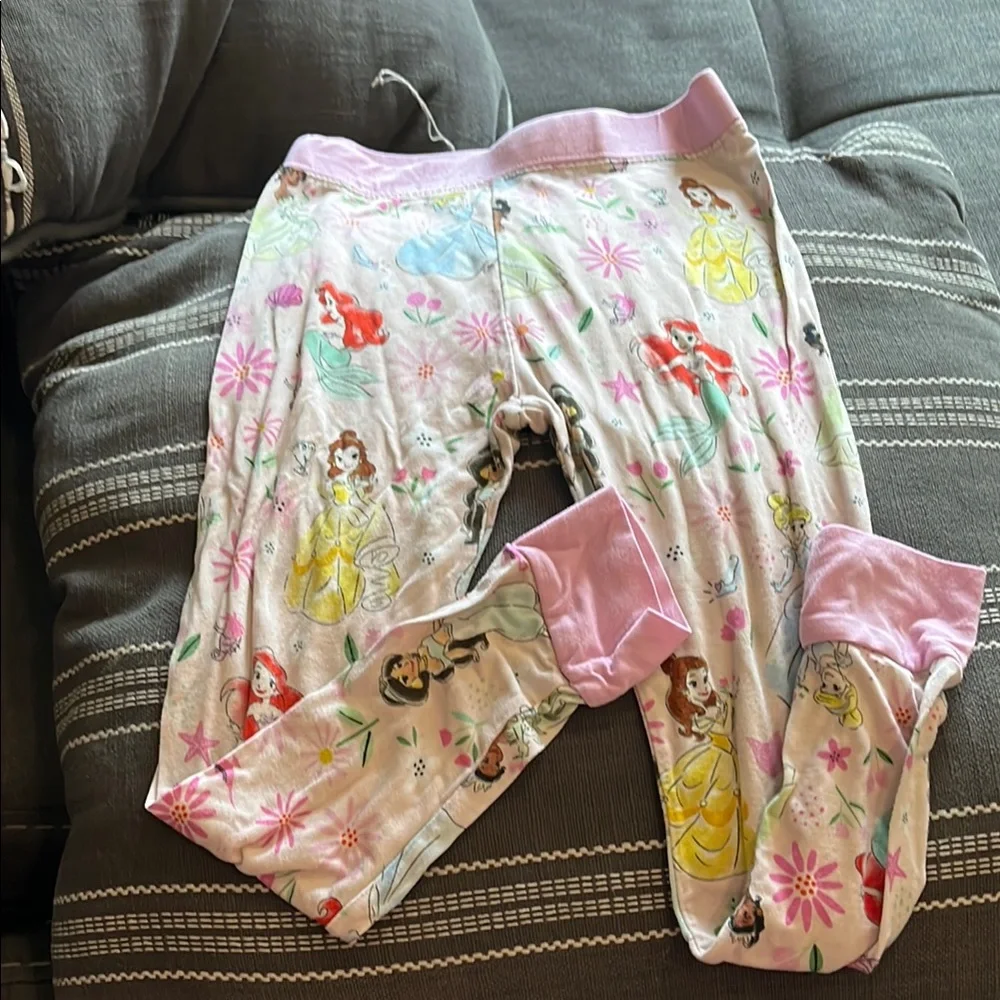 B43 Little Sleepies OG Disney Princess 2pc Bamboo PJ Set— 2t, see all pics - Picture 4 of 5